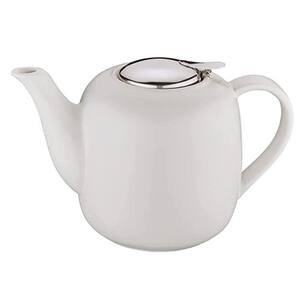 "London" Ceramic Teapot, White 50 fl. oz.