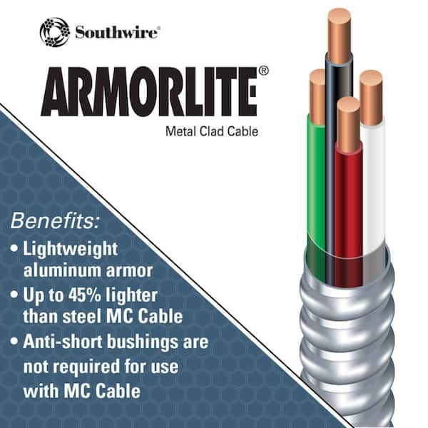Details about   **AFC Cable Systems 14/3 Solid MC Lite Cable 