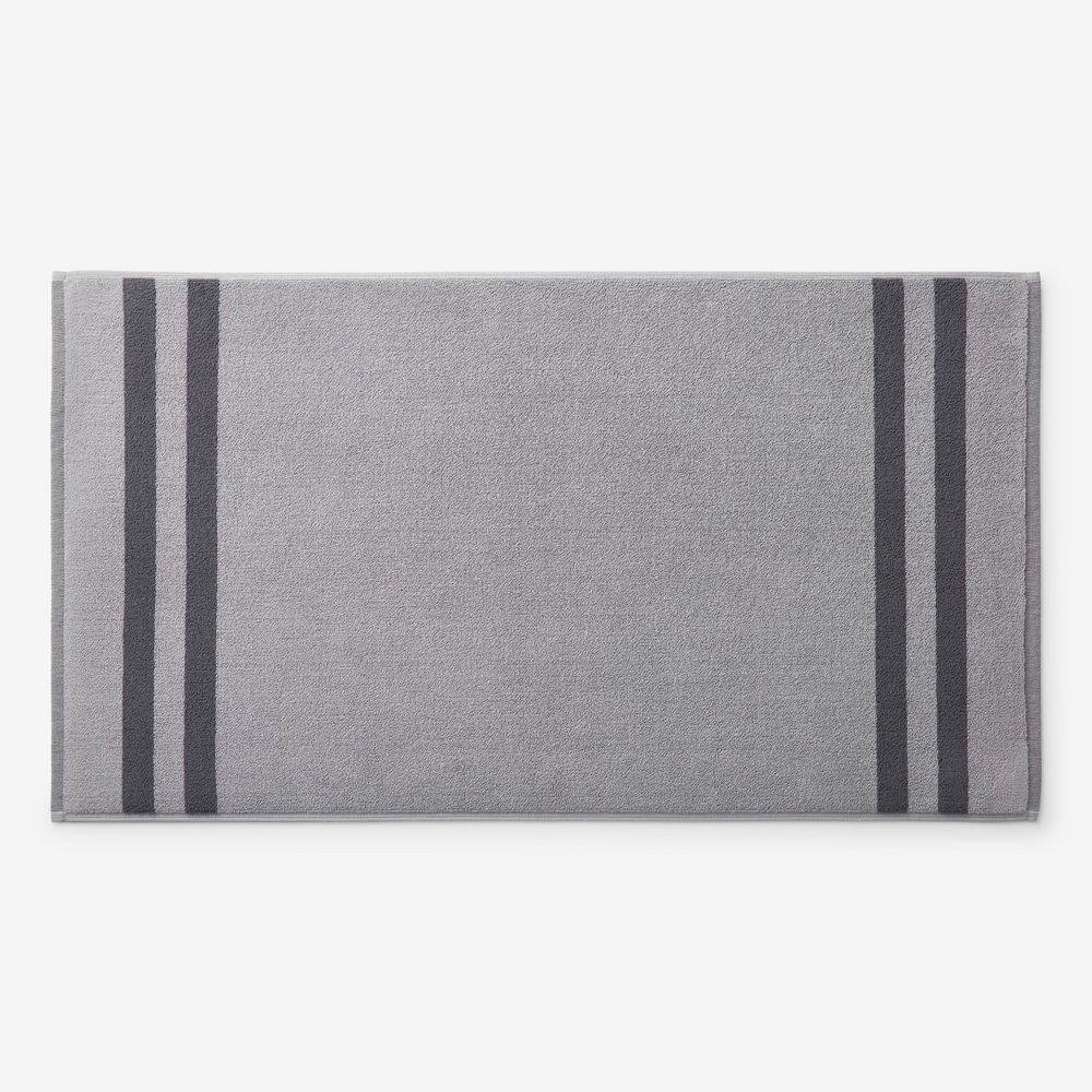 Legends Hotel Mirage Rev Stripe Aegean Towel 20 in. x 36 in. Slate Gray Bath Mat price history on PriceWatchPro