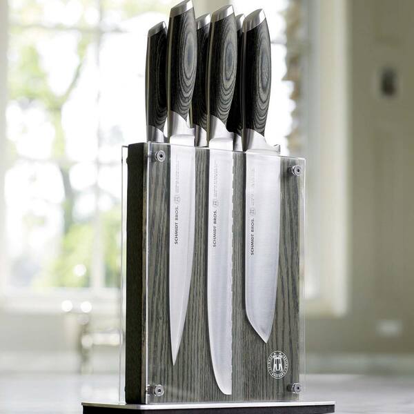 Schmidt Brothers Cutlery Bonded Ash 4pc Jumbo Steak Knife Set
