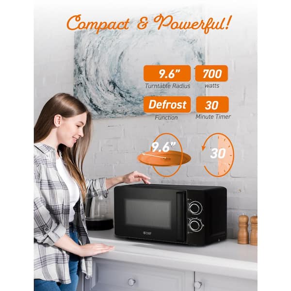 Microwave Small Black Cheap Microwave Oven 700W Power For Kitchen US