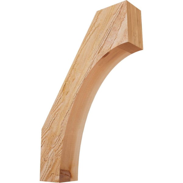 Ekena Millwork 4"W x 16"D x 24"H Westlake Rough Sawn Knee Brace, Western Red Cedar