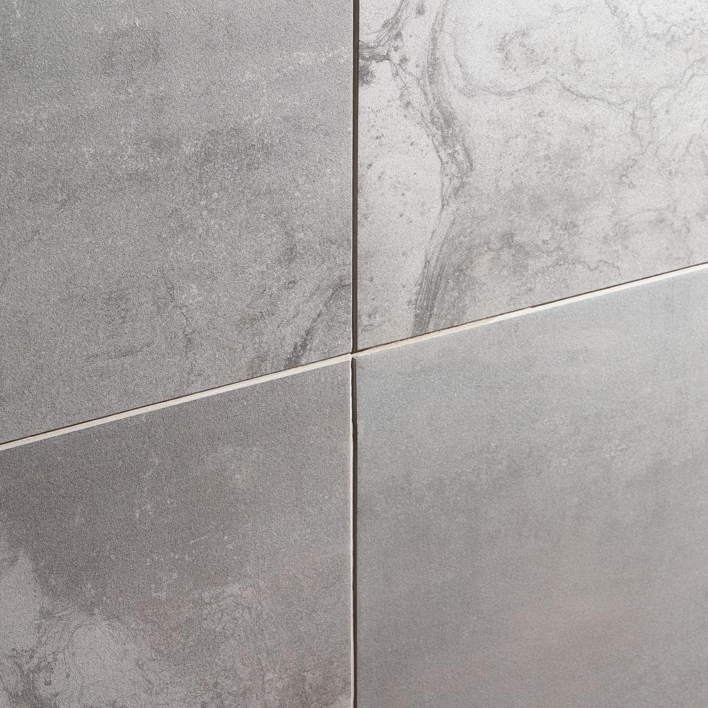 Lawrence 12" x 24" Matte Gray Porcelain Tile