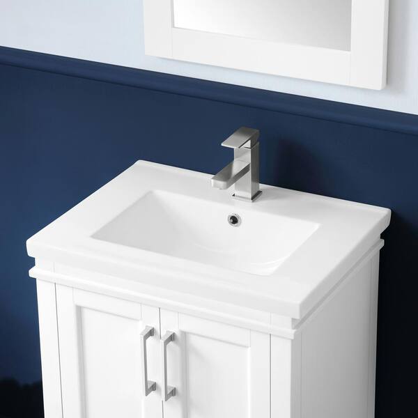 Ove Decors Neale 24 In W X 18 31 D, Nathaniel 24 Wall Mounted Single Bathroom Vanity Set