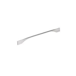 Creston Collection 11-3/8 in. to 12-5/8 in. (288 mm to 320 mm) Center-to-Center Brushed Nickel Contemporary Drawer Pull