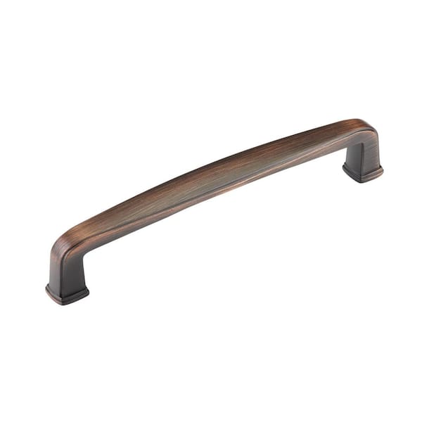 Richelieu Hardware Charlemagne Collection 5 1/16 in. (128 mm) Brushed Oil-Rubbed Bronze Transitional Cabinet Bar Pull