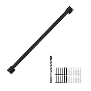 MEILISHAOMEI U-Shaped Stair Railing Side Mount,Square Tube Hand Rails For Outdoor Steps Or Indoor Stairs,Metal Transitional Handrail Picket For Garden Loft Corridor Villa Hotel(75cm(2.5ft - View #2