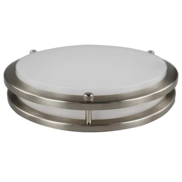 Double Ring LED Flush Mount Ceiling Fixture,Adj Watt upto 30W,2250Lm, Adj CCT 27-3K-35-4K-5K,120V, 16in.,Triac Dimmable