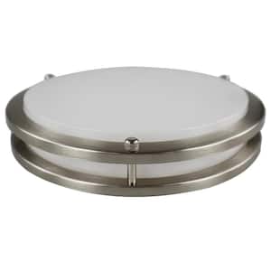 Turbo 15.94 in. Integrated LED Flush Mount Double Ring Downlight 5000K Adjustable CCT