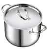 Cooks Standard Classic 12 Qt. Stainless Steel Stock Pot With Lid 02520 ...