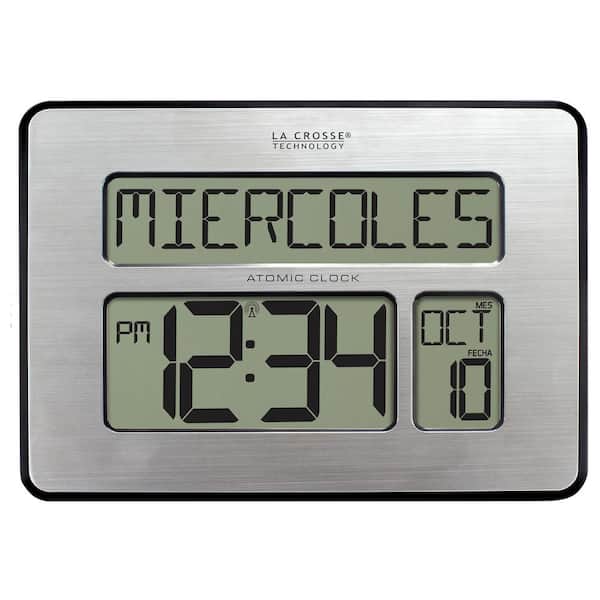 La Crosse Technology Atomic Full Calendar Digital Clock with Extra