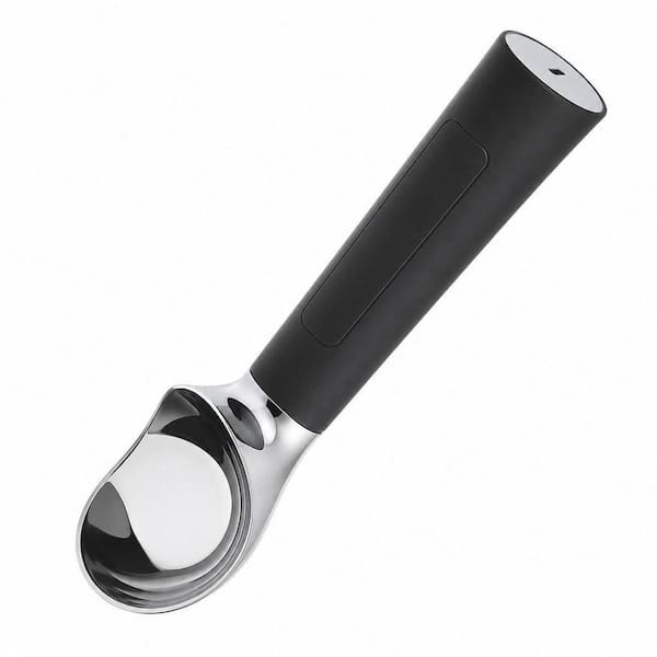 Blue Rechargeable Electric Heated Ice Cream Scoop with LED Display IP67 Waterproof 2 oz. for Hard Frozen Dessert Home