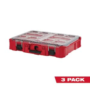 Milwaukee PACKOUT 5-Compartments Small Parts Organizer (3-pack)