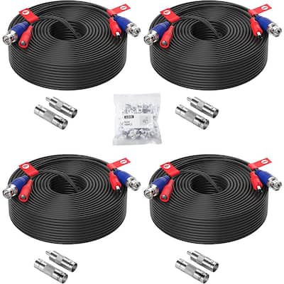 *Premium Quality 4x100Ft Video and Power Cable for Lorex HD CCTV Security Camera 