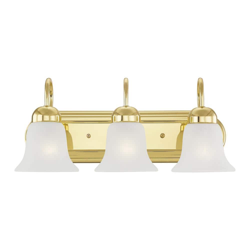 Riviera 3 Light Polished Brass Bath Vanity Light price history on PriceWatchPro