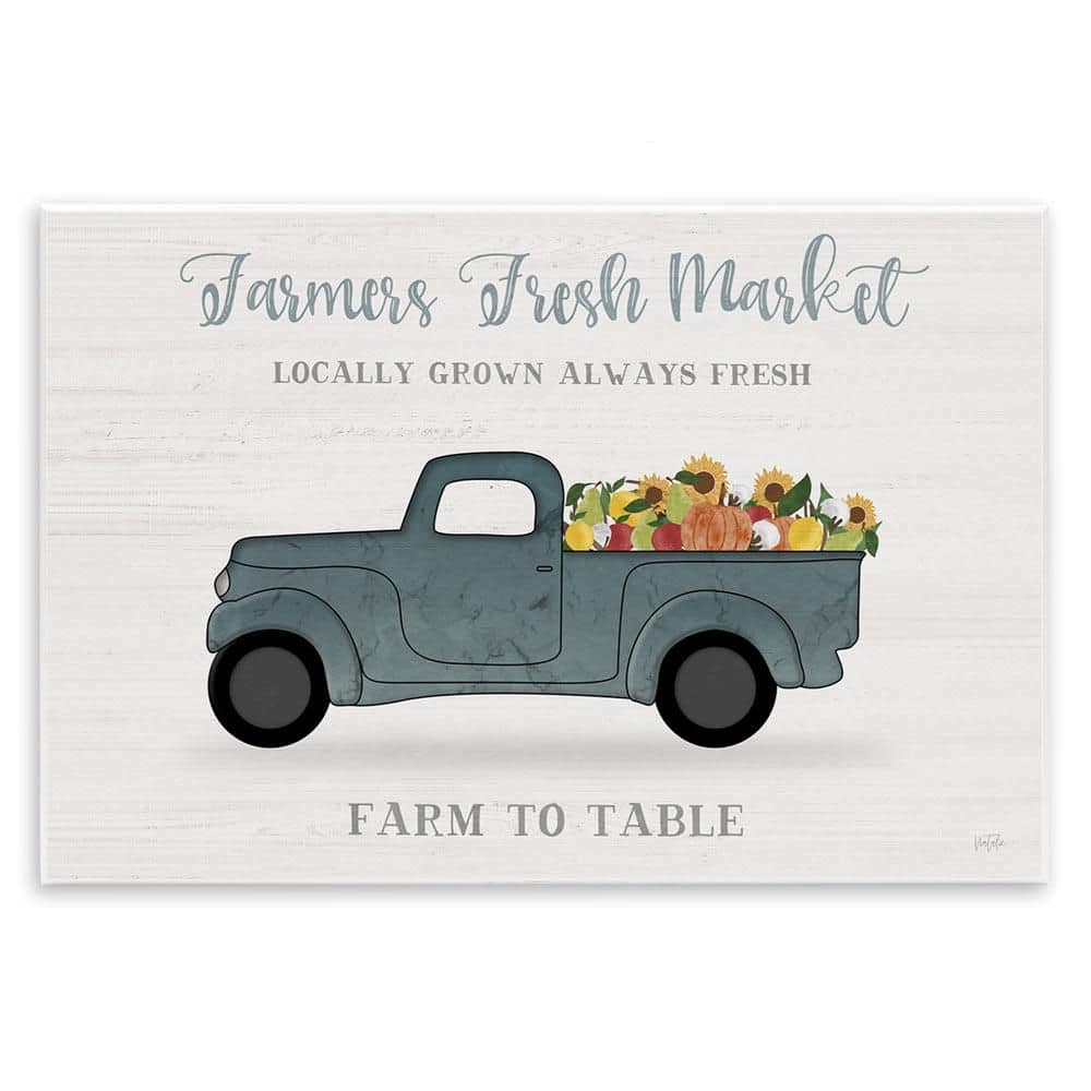 Farmers Market Assorted Produce Rustic Sign by Natalie Carpentieri Unframed Graphic Travel Art Print 10 in. x 15 in. price history on PriceWatchPro