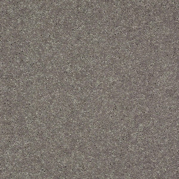 Home Decorators Collection Brave Soul II - Liquid Mercury - Gray 44 oz. Polyester Texture Installed Carpet