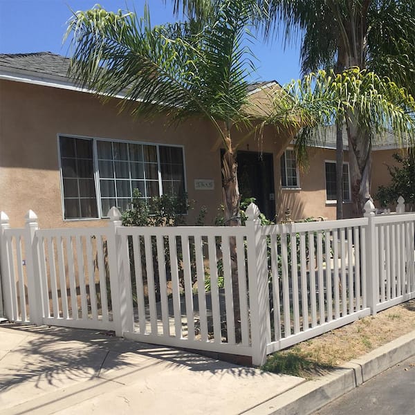 Captiva 4 ft. H x 8 ft. W Tan Vinyl Pool Fence Panel