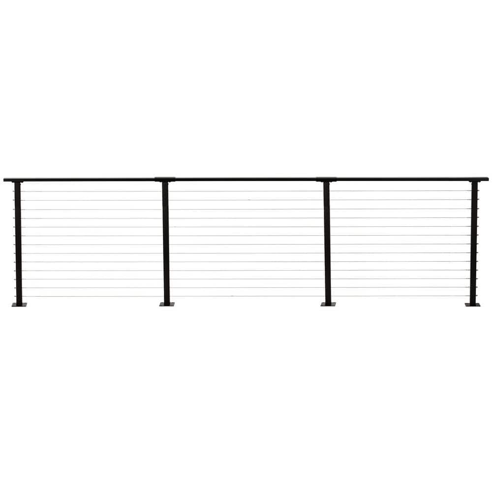 18 ft. Deck Cable Railing, 42 in. Base Mount, Black price history on PriceWatchPro
