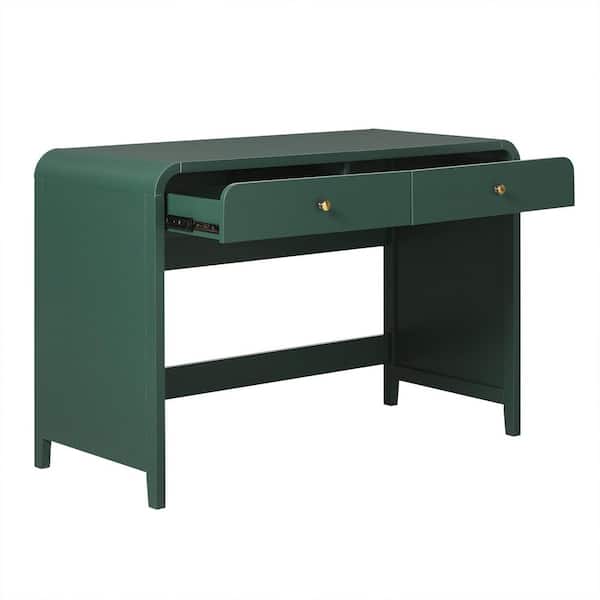 Walker Edison Furniture Company Zoey 45 in. Rectangle Green Modern
