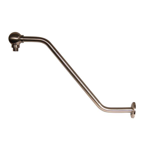 Pegasus 17-1/2 in. Victorian Shower Arm in Brushed Nickel