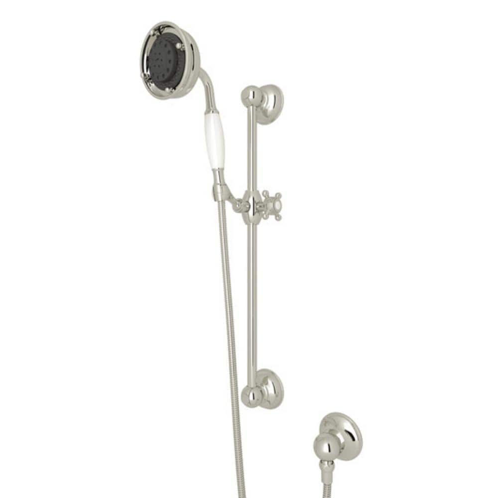 UPC 824438099722 product image for 3-Spray Wall Mount Handheld Shower Head 1.8 GPM in Polished Nickel | upcitemdb.com