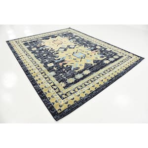 Taftan Oasis Navy Blue 8' 0 x 10' 0 Area Rug