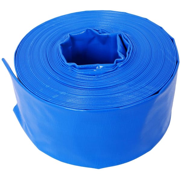4 in. x 100FT Pool Backwash Hose, PVC Lay Flat for Swimming Pool