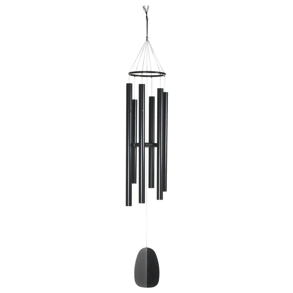 Bells of Paradise Black Aluminum 54" Wind Chime