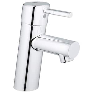 Concetto Single Hole Single-Handle Low-Arc Bathroom Faucet in StarLight Chrome