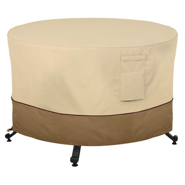 Classic Accessories Veranda 56 in. Round Full Coverage Fire Pit Table Cover