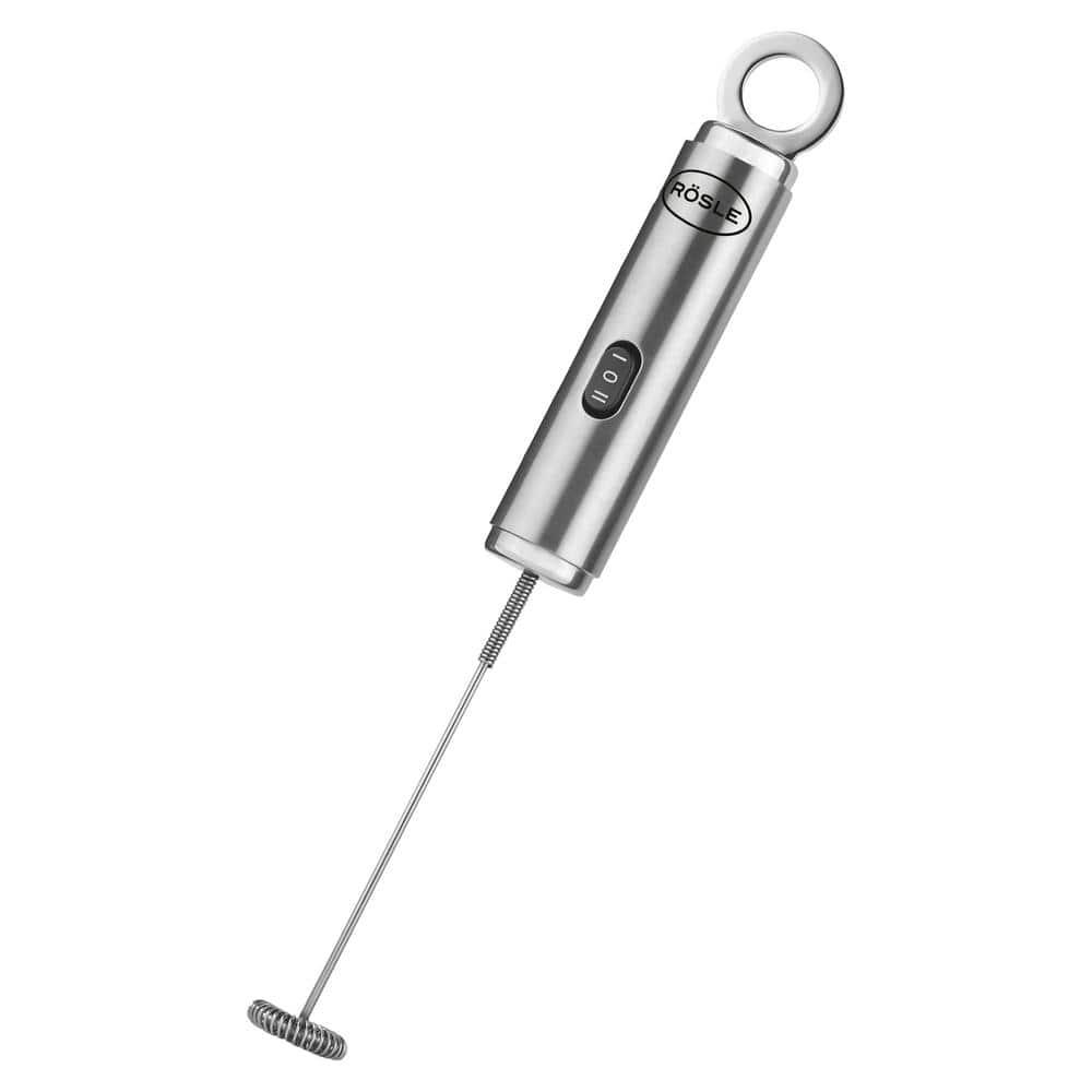Rösle Stainless Steel Dual Speed Electric Milk Frother, 10.5-Inch