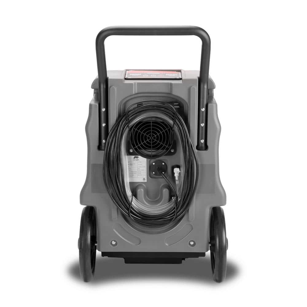 Blue Industrial Commercial Dehumidifier with Pump, 76 Pints/day