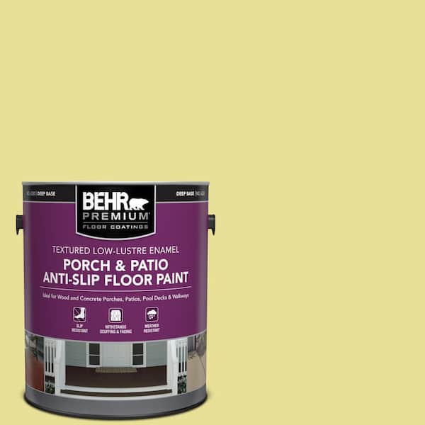 BEHR PREMIUM 1 gal. #P340-3 Reviving Green Textured Low-Lustre Enamel Interior/Exterior Porch and Patio Anti-Slip Floor Paint