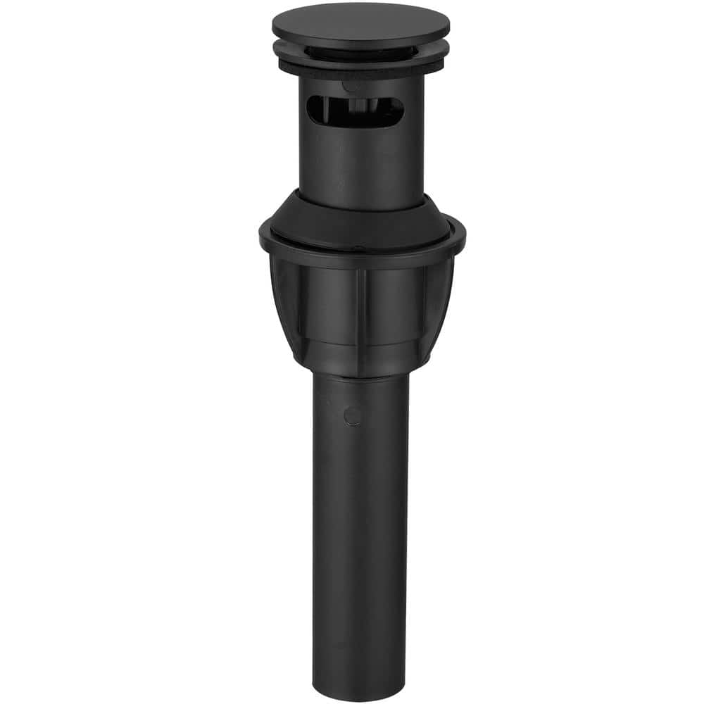 Bathroom Sink Pop-Up Drain with Overflow in Matte Black price history on PriceWatchPro