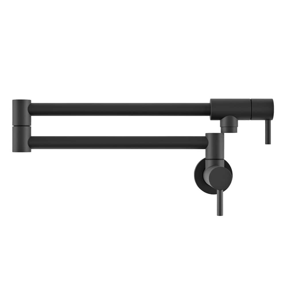 Ivy Retractable Wall-Mounted Pot Filler in Matte Black price history on PriceWatchPro