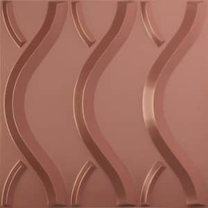 19 5/8 in. x 19 5/8 in. Nexus EnduraWall Decorative 3D Wall Panel, Champagne Pink (12-Pack for 32.04 Sq. Ft.)
