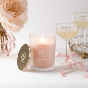 Champagne Toast Fruity and Citrus Scented Single Wick Pink Jar Candle, 80-Hour Burn Time