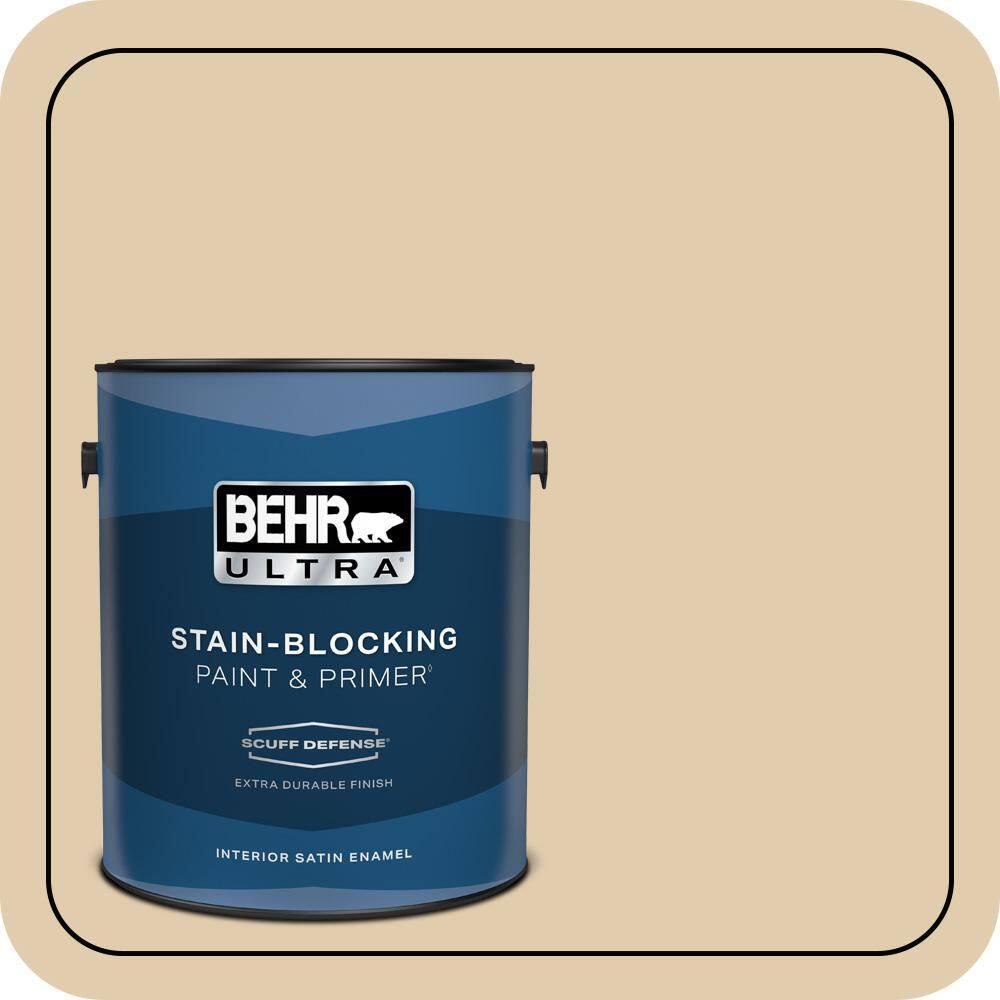 1 gal. #MQ3-44 Ancient Scroll Extra Durable Satin Enamel Interior Paint & Primer price history on PriceWatchPro