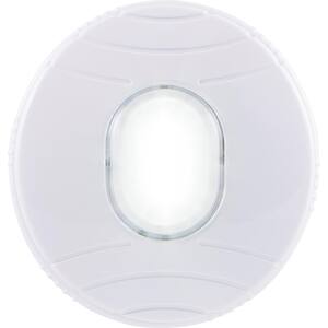 LED White Battery Operated Oval Tap Light