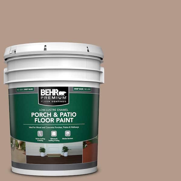 5 gal. #SC-160 Rose Beige Low-Lustre Enamel Interior/Exterior Porch and Patio Floor Paint