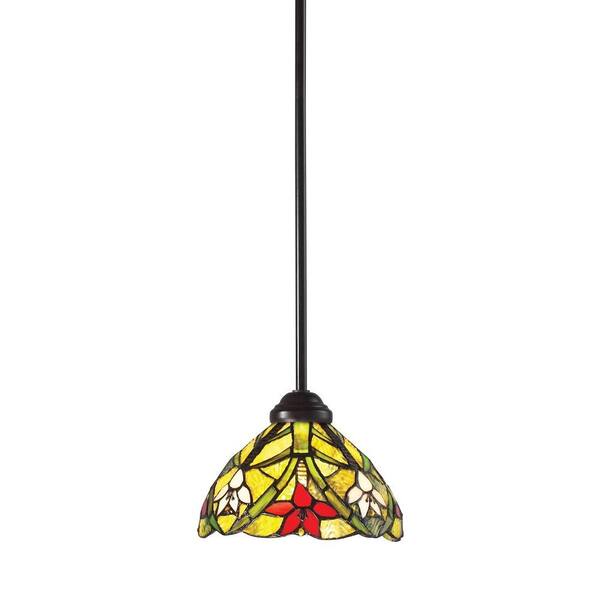 Tulen Lawrence 1-Light Chestnut Bronze Incandescent Ceiling Mini Pendant-DISCONTINUED