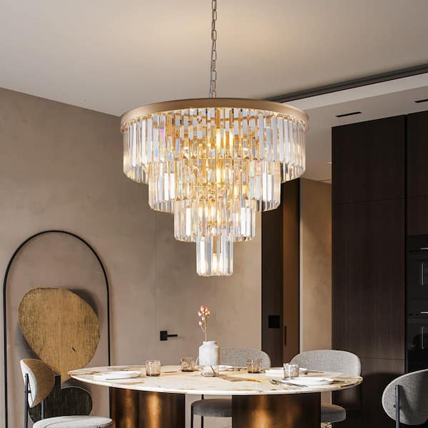 Topaz chandelier ゴールド シャンデリア　特別価格 Byteany 12-Light Gold Finish Chandelier for Living Room, Dining