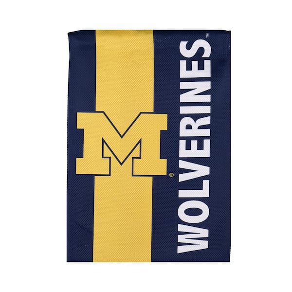 Fan Essentials 12 in. x 18 in. University of Michigan Garden Flag
