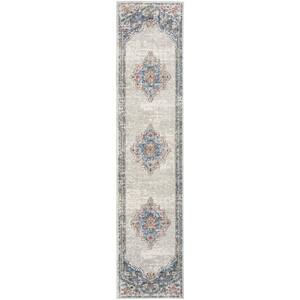 Nourison Concerto Beige/Grey 5 ft. x 7 ft. Distressed Rustic Area Rug ...