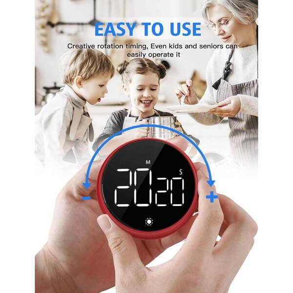 NEIGHBORHOOD / LOGO KITCHEN TIMER タイマー Wudkey Large LED Display Digital Magnetic Kitchen Timer with