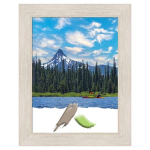18 in. x 24 in. Hardwood Whitewash Wood Picture Frame Opening Size