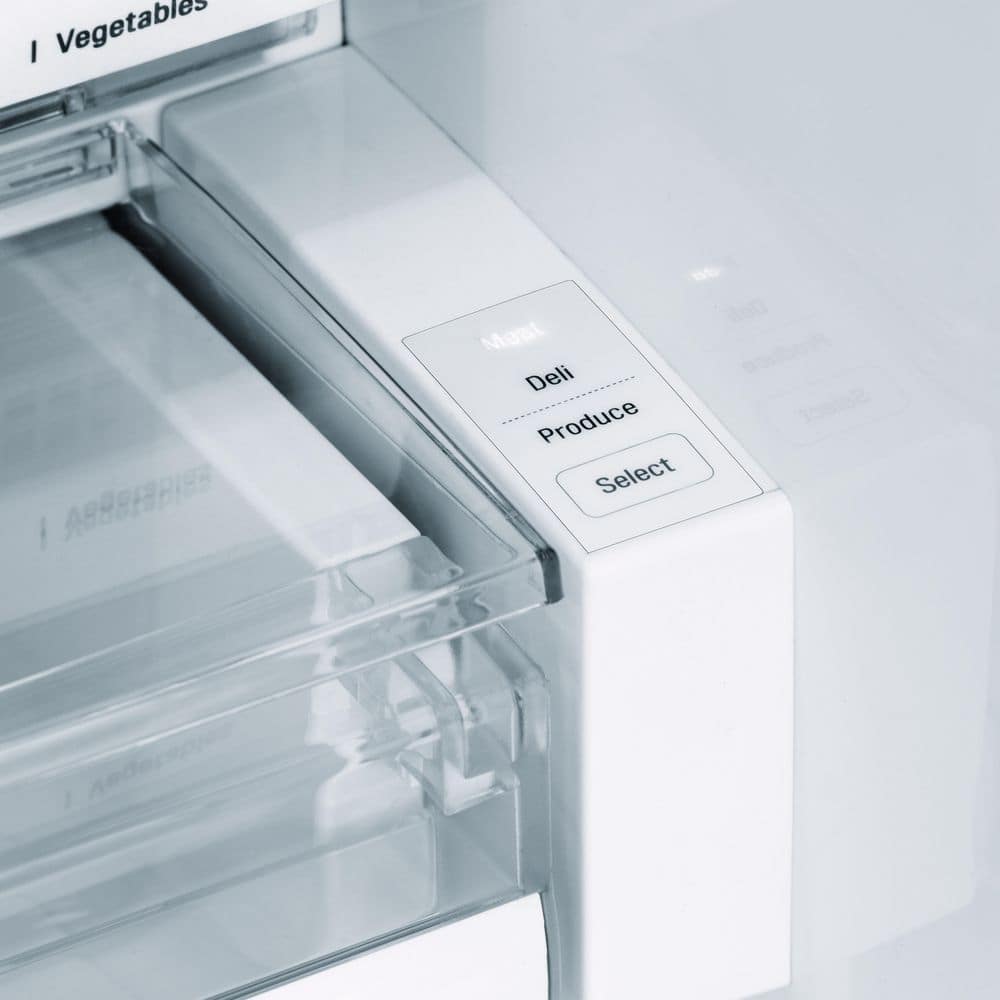 Stainless Steel Smart French Door Refrigerator with Ice Maker