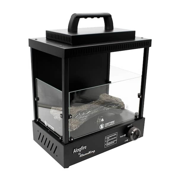 ALOGFIRE Propane Ambiance Log Fireplace Heater, Clean and Smokeless, 8,200 BTU