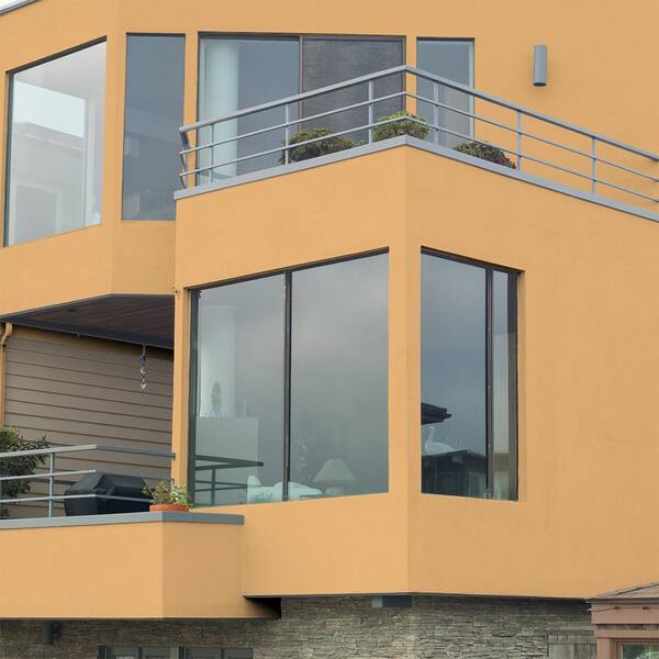 BEHR - 1 gal. #P240-4 Mango Tango Flat Interior/Exterior Masonry, Stucco and Brick Paint